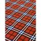Checkered Plaid Red Anti-Pill Premium Fleece Fabric | By The Yard